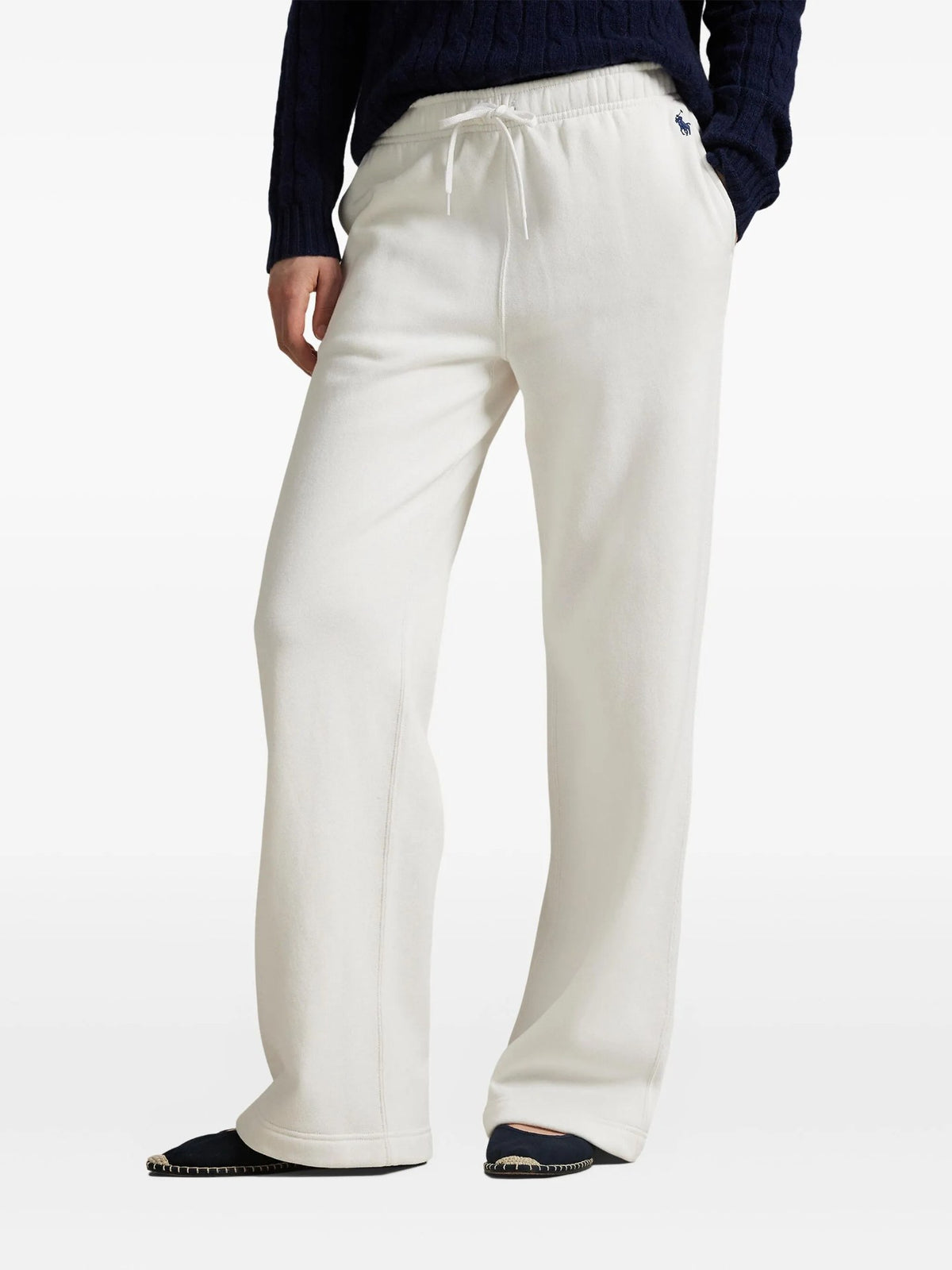 Pantaloni Con Coulisse Ricamati Con Logo - Nessuno