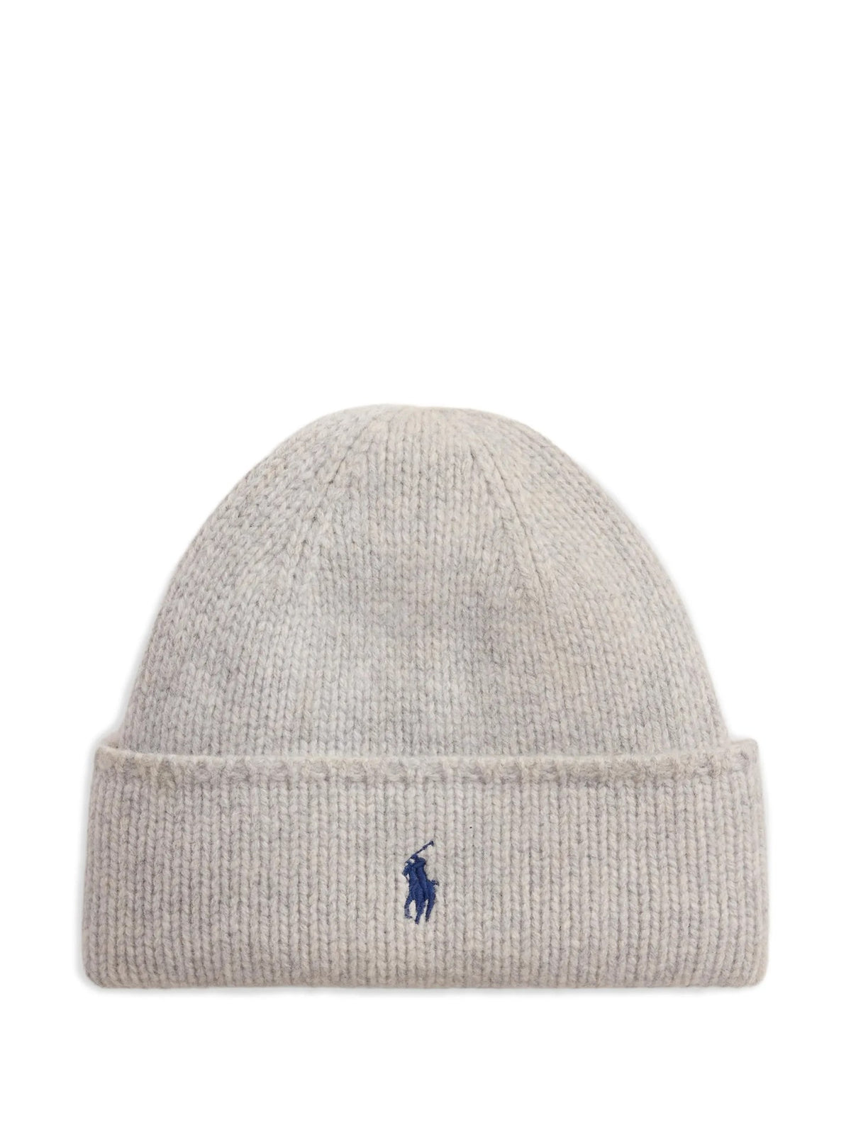 Berretto Con Logo Ricamato - Grigio