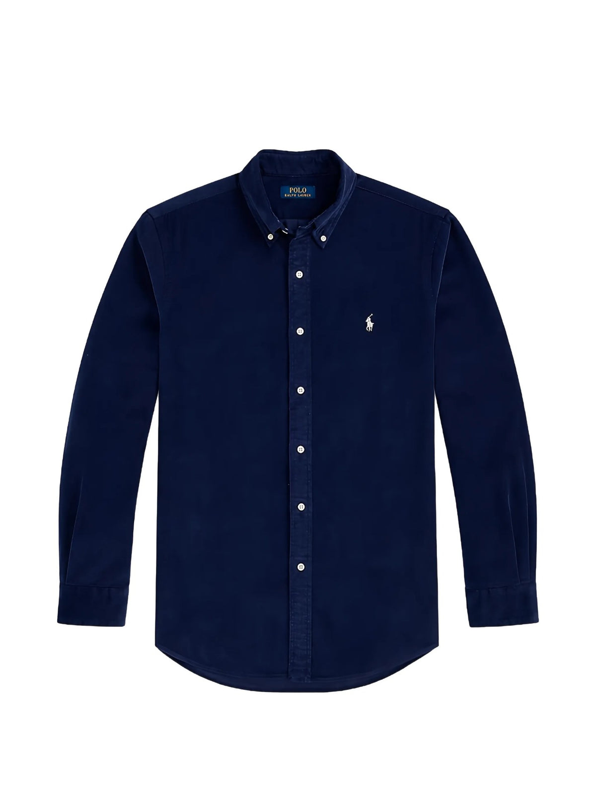Camicia In Velluto A Coste - Blu