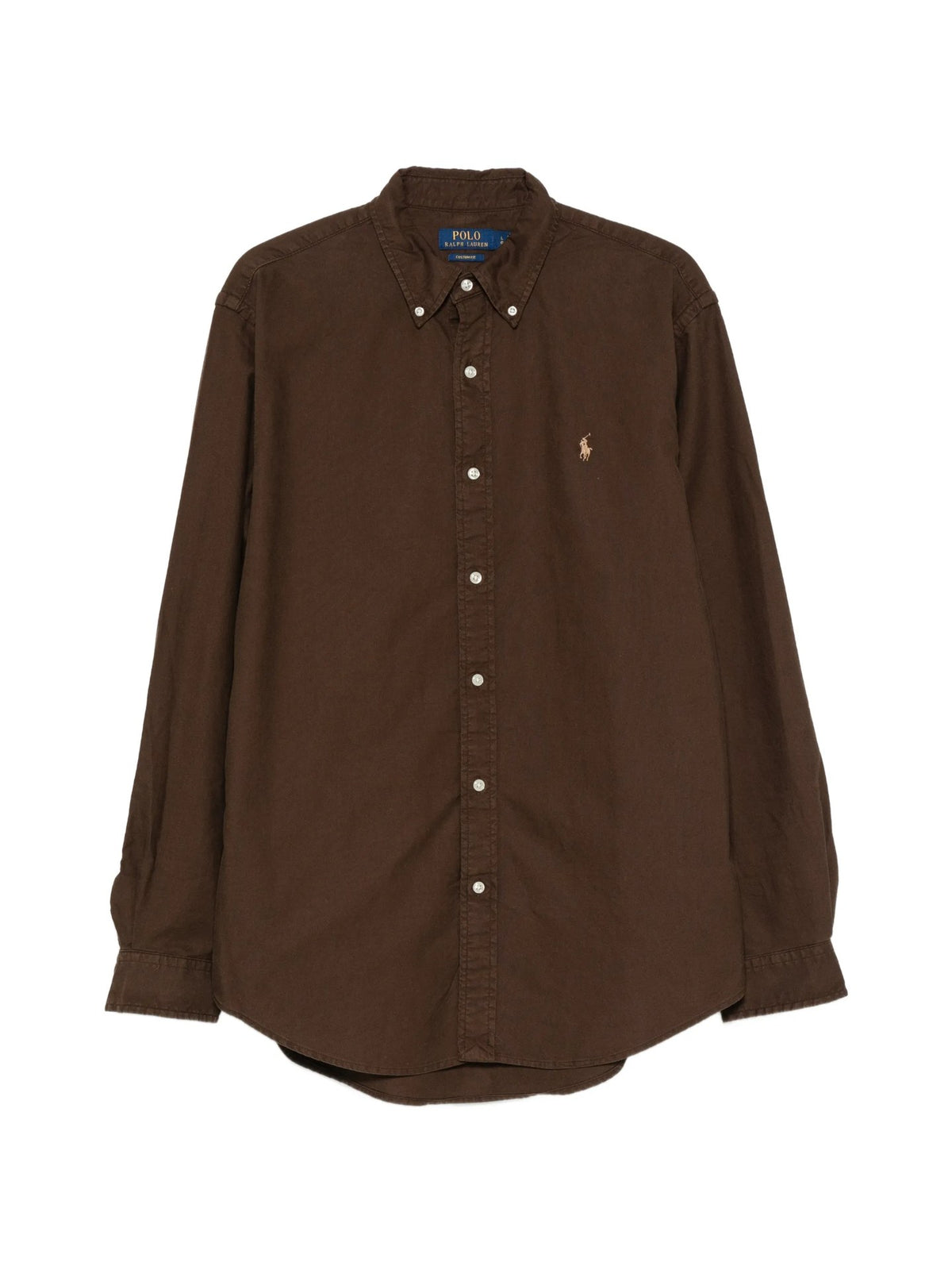 Camicia Con Ricamo - Marrone