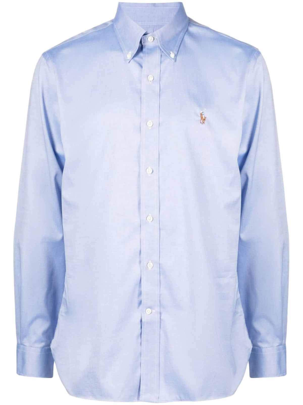 Camicia Con Ricamo - Azzurro