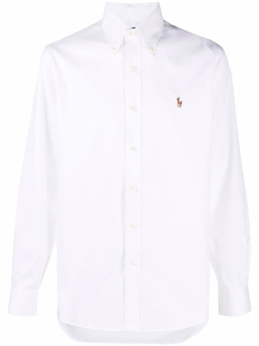 Camicia Con Ricamo - Bianco