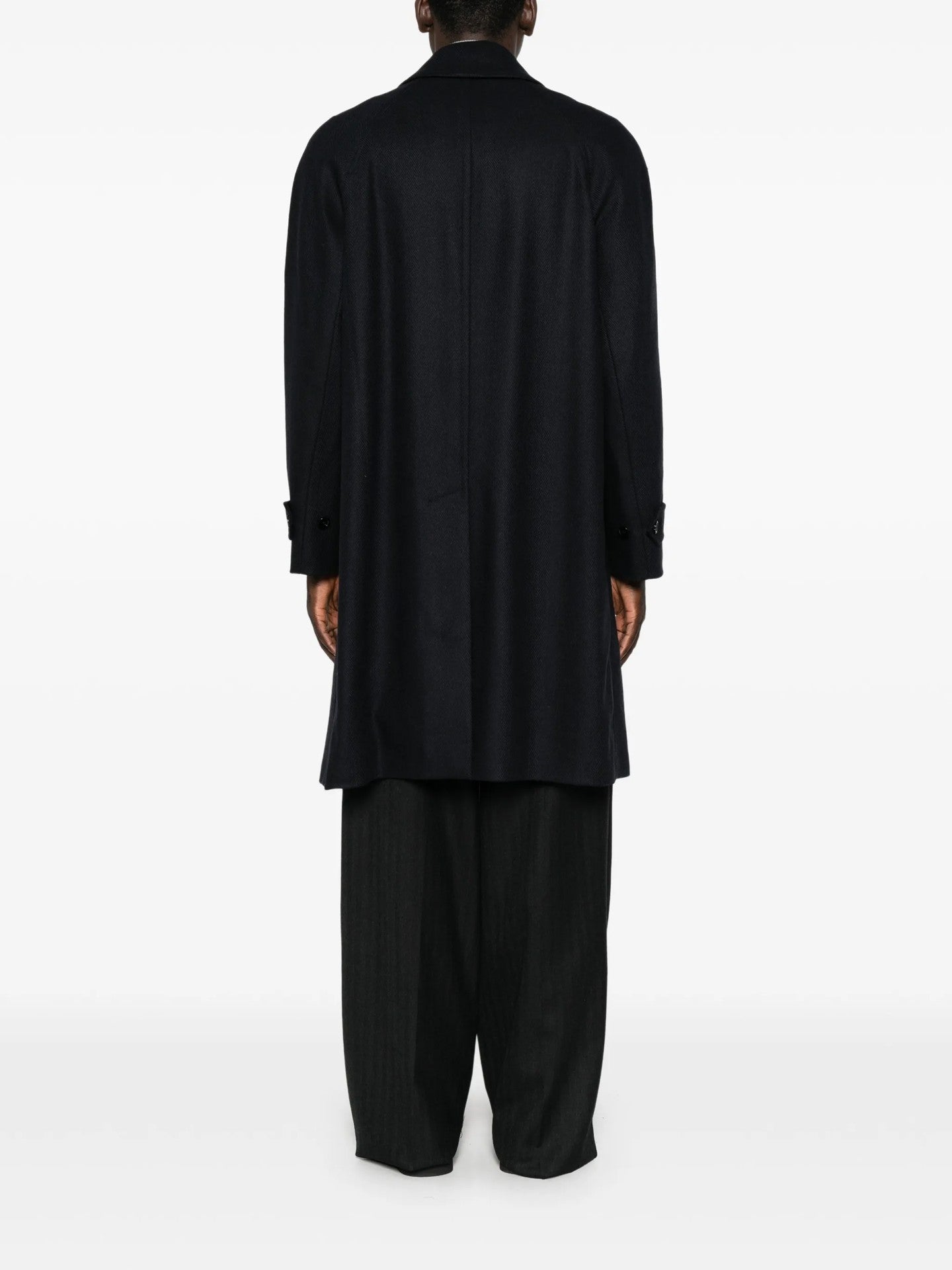 Cappotto con maniche raglan - BLU