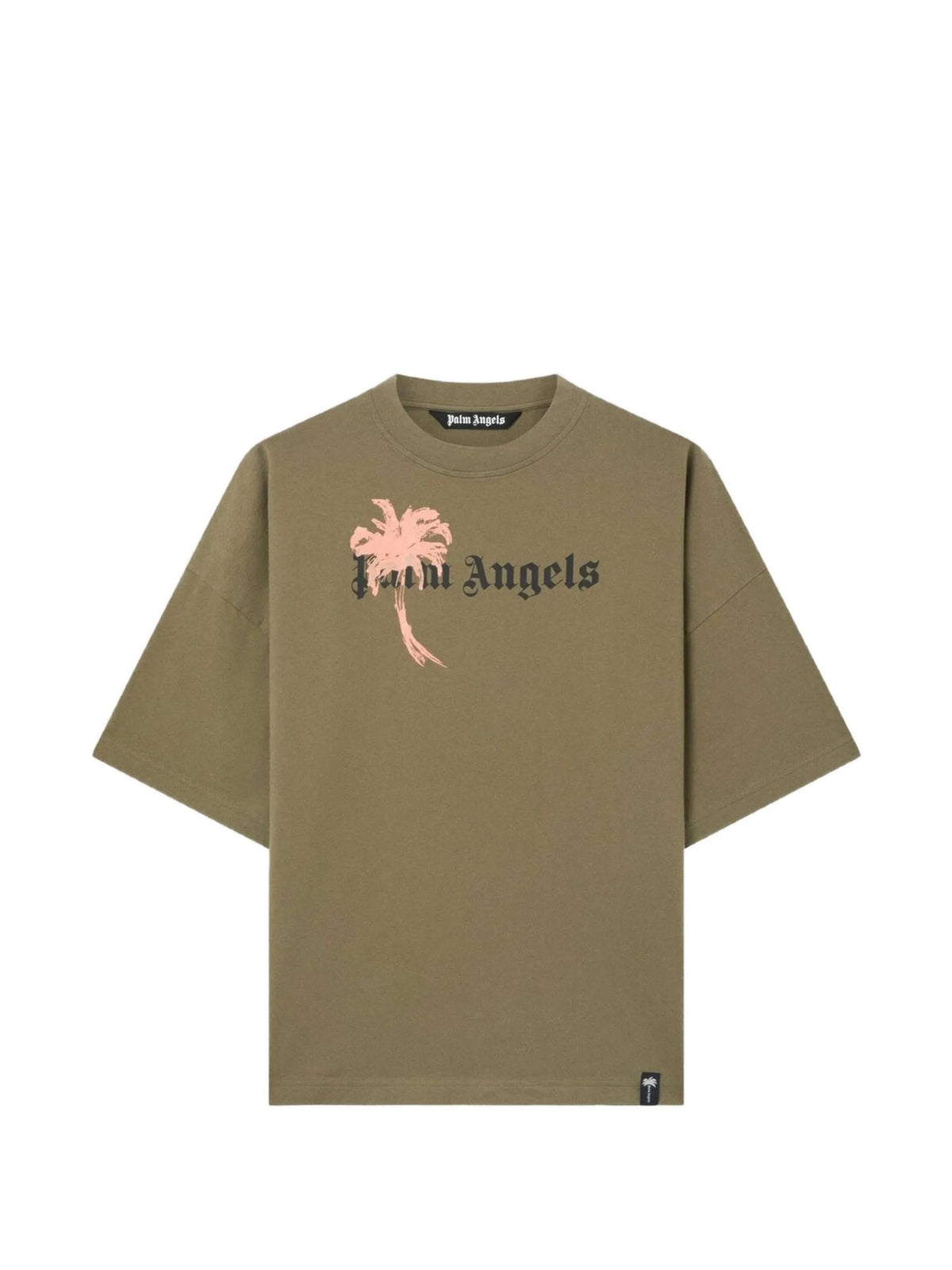 Palm Drift Loose Tee - Verde Oliva