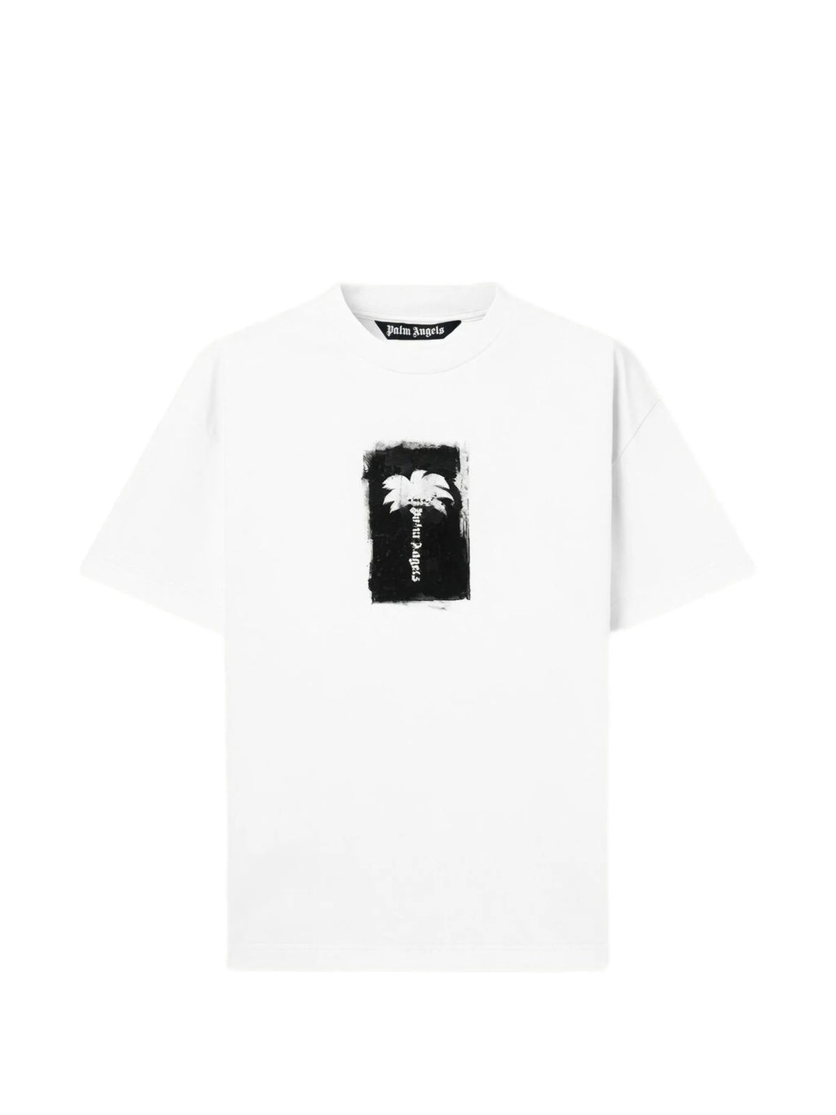 Brushed Palm Tree Regular Tee - Bianco