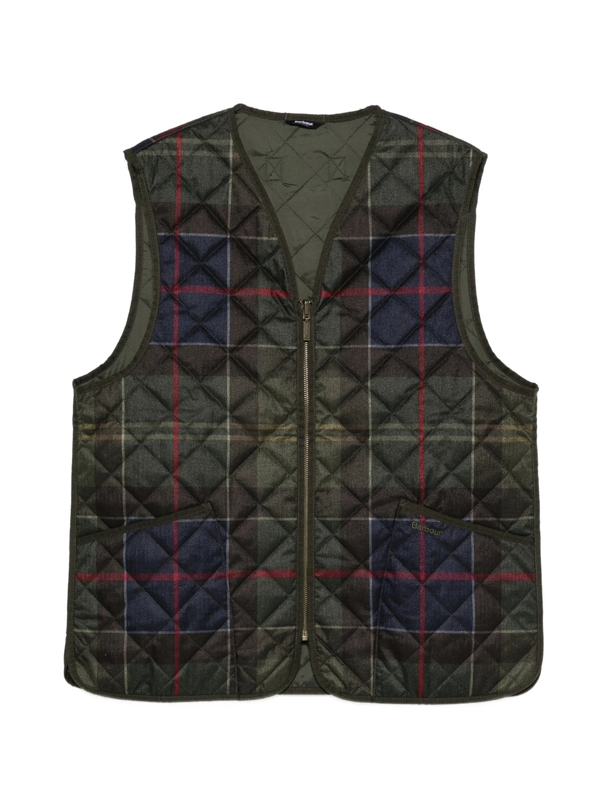 Gilet In Tartan Icons - Verde