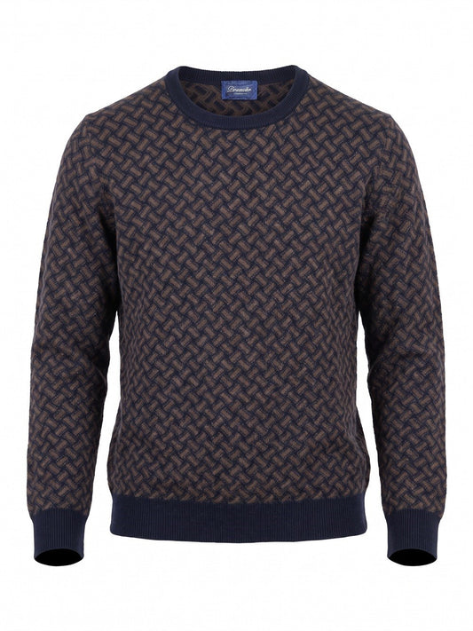 Girocollo Cashmere Biscottino - Marrone
