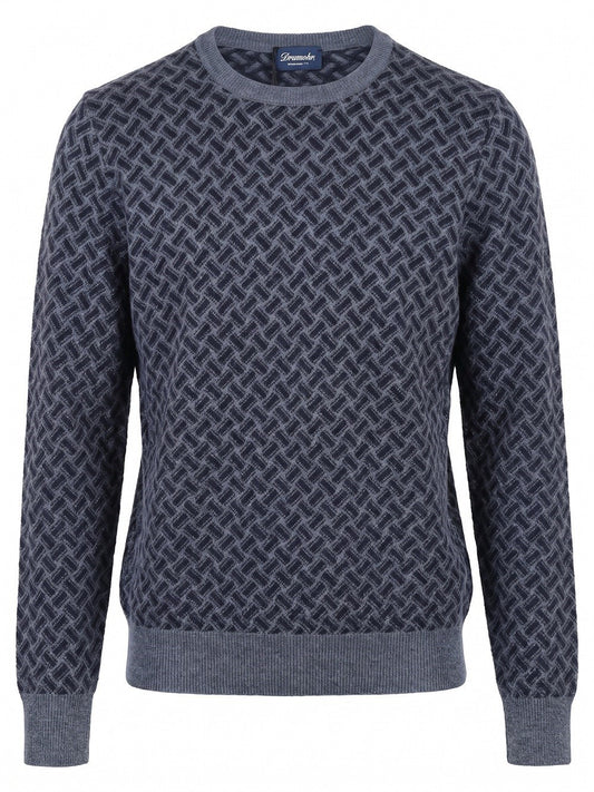 Girocollo Cashmere Biscottino - Blu