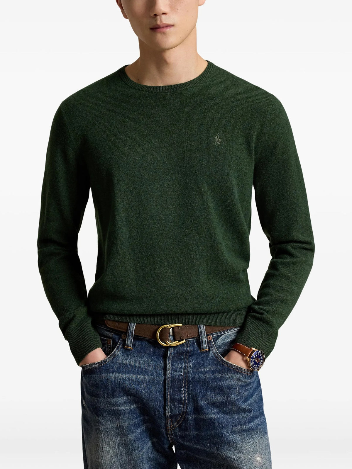 Maglione Girocollo - Verde