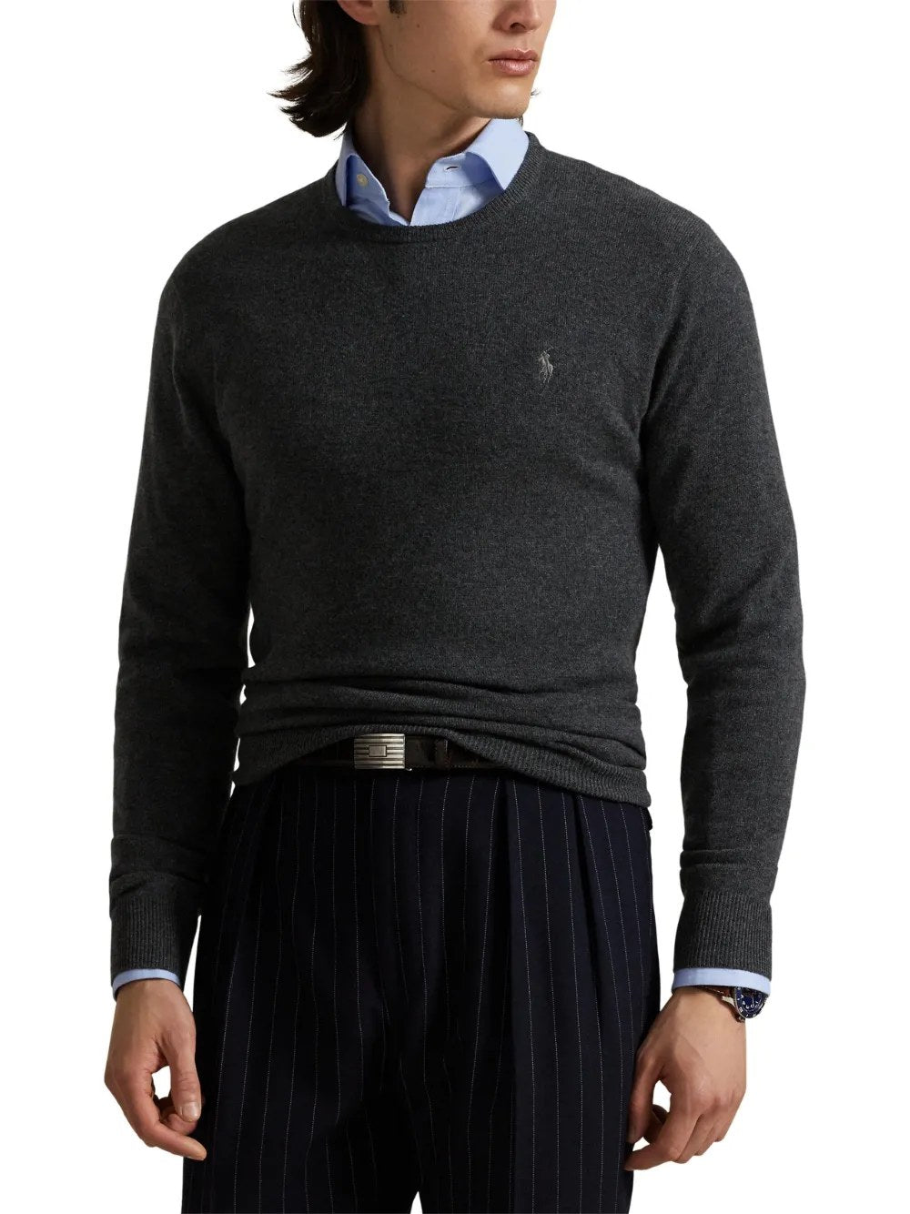 Maglione Girocollo - Antracite