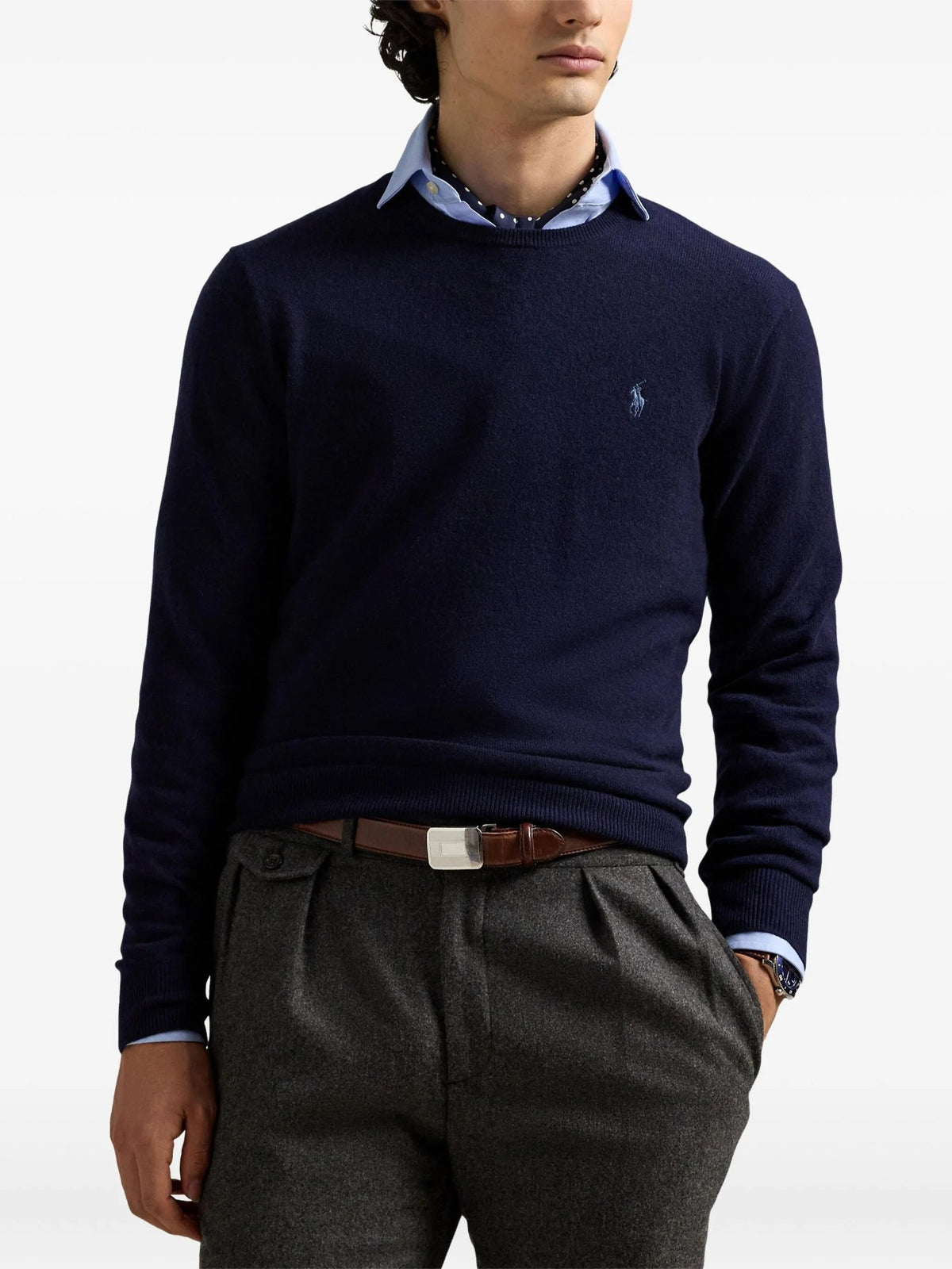 Maglione Girocollo - Blu