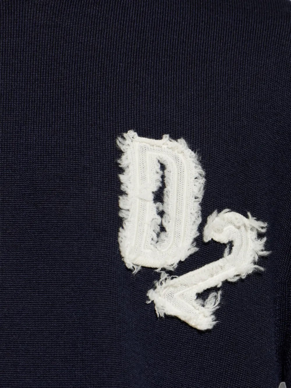 PULLOVER D2 COLLEGE - BLU