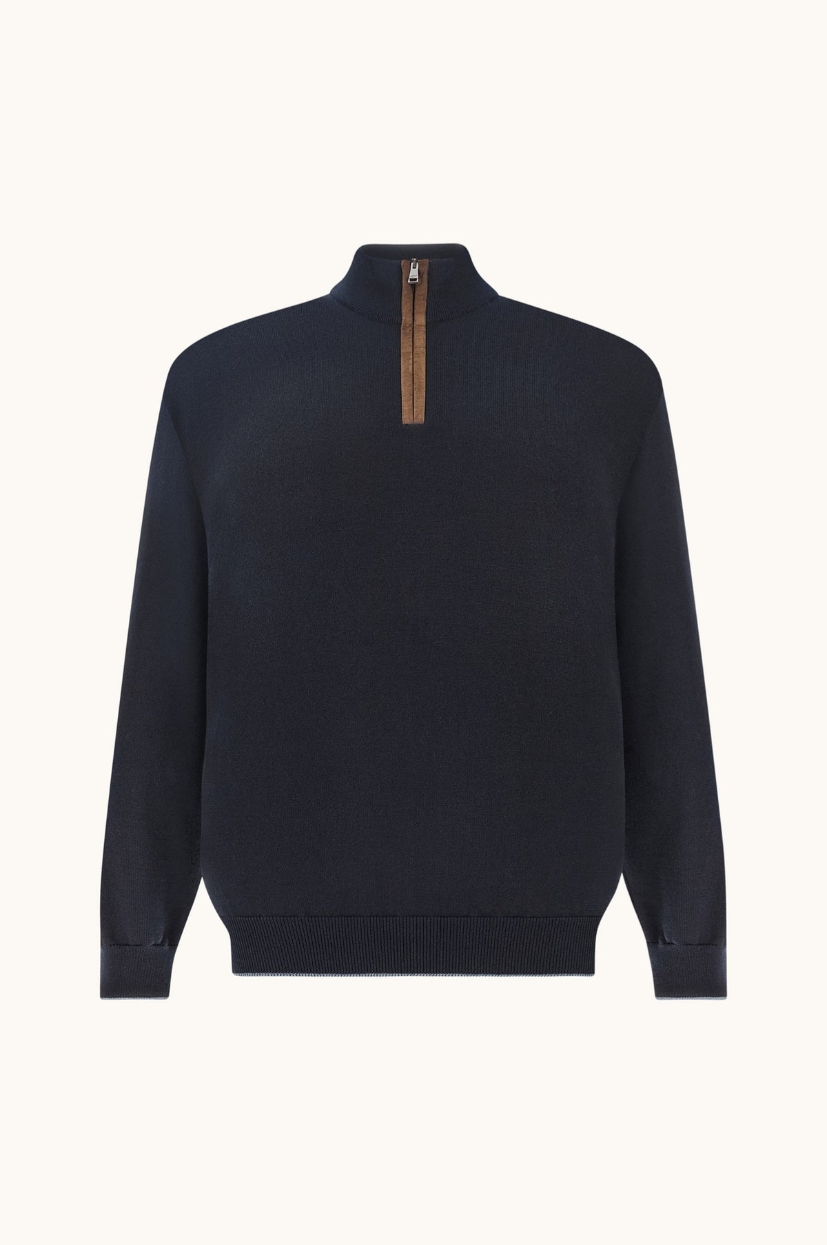 Maglia Zip Lana - Nessuno