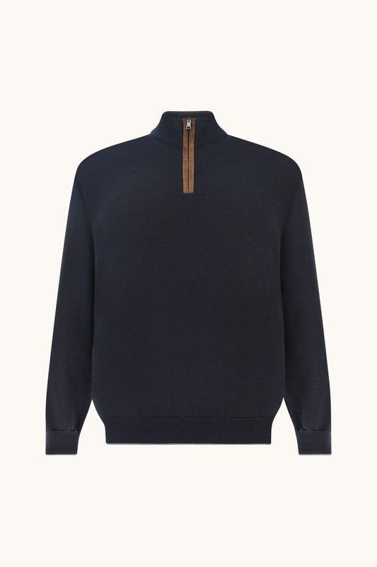 Maglia Zip Lana - Nessuno