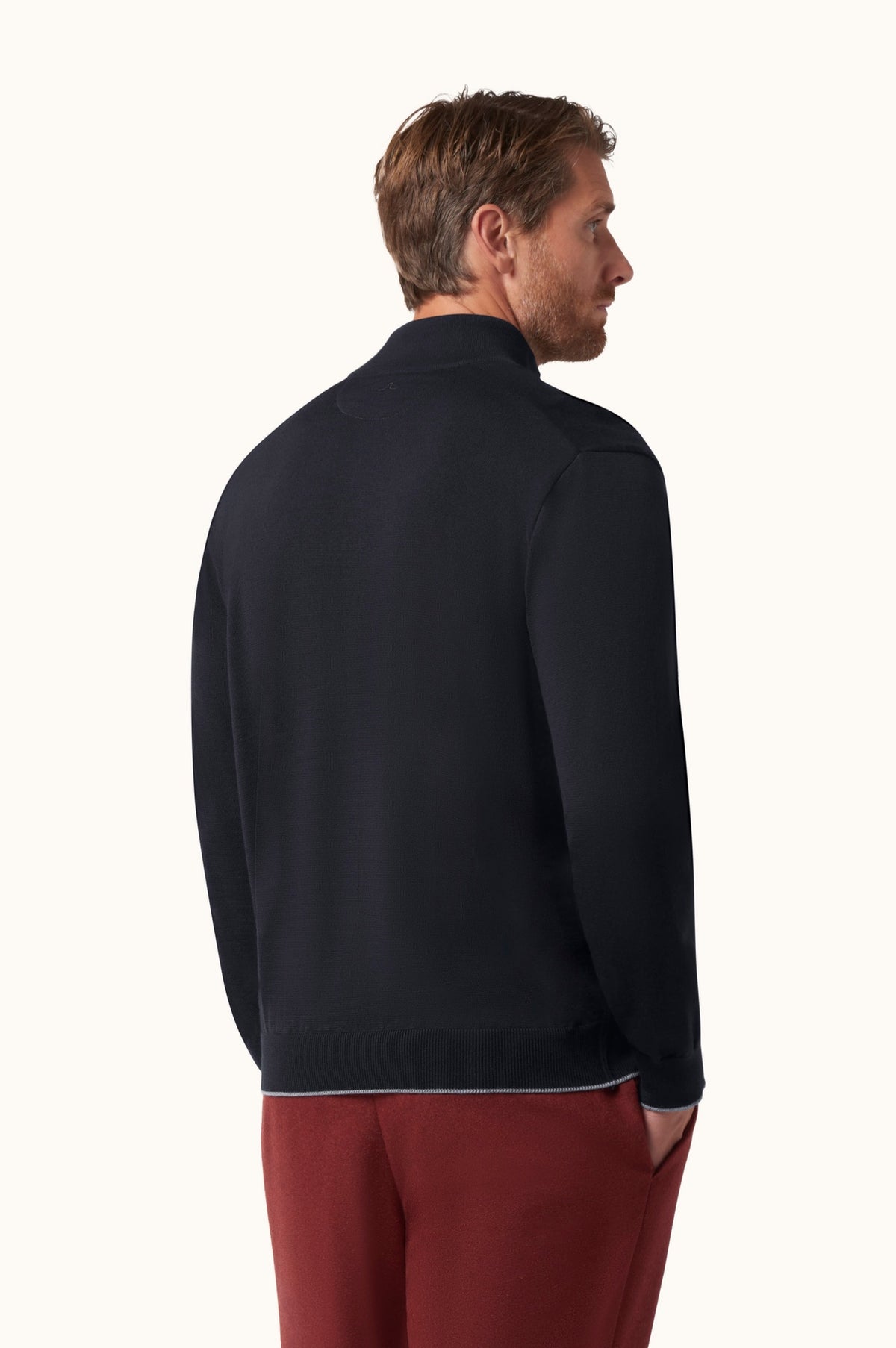 Maglia Zip Lana - Nessuno