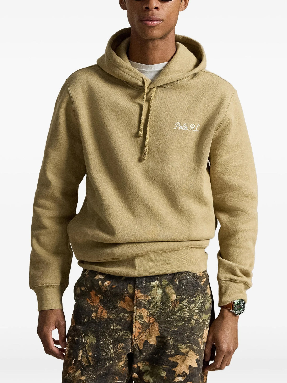 Felpa Con Cappuccio - Beige