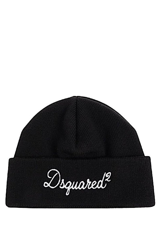 Dsquared2 - Knit Beanie Lana - Nero