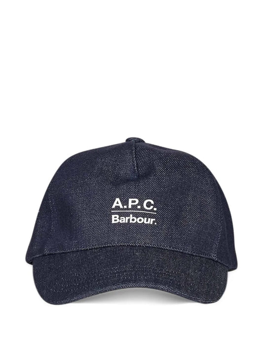 Barbour X Apc Denim Cap