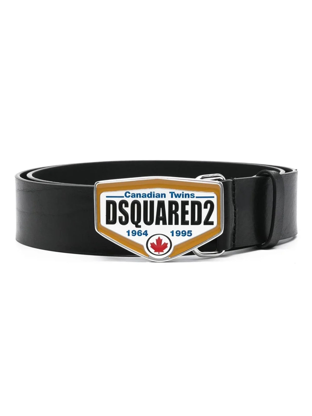 Cintura Con Placca Logo Dsquared2 - Nero