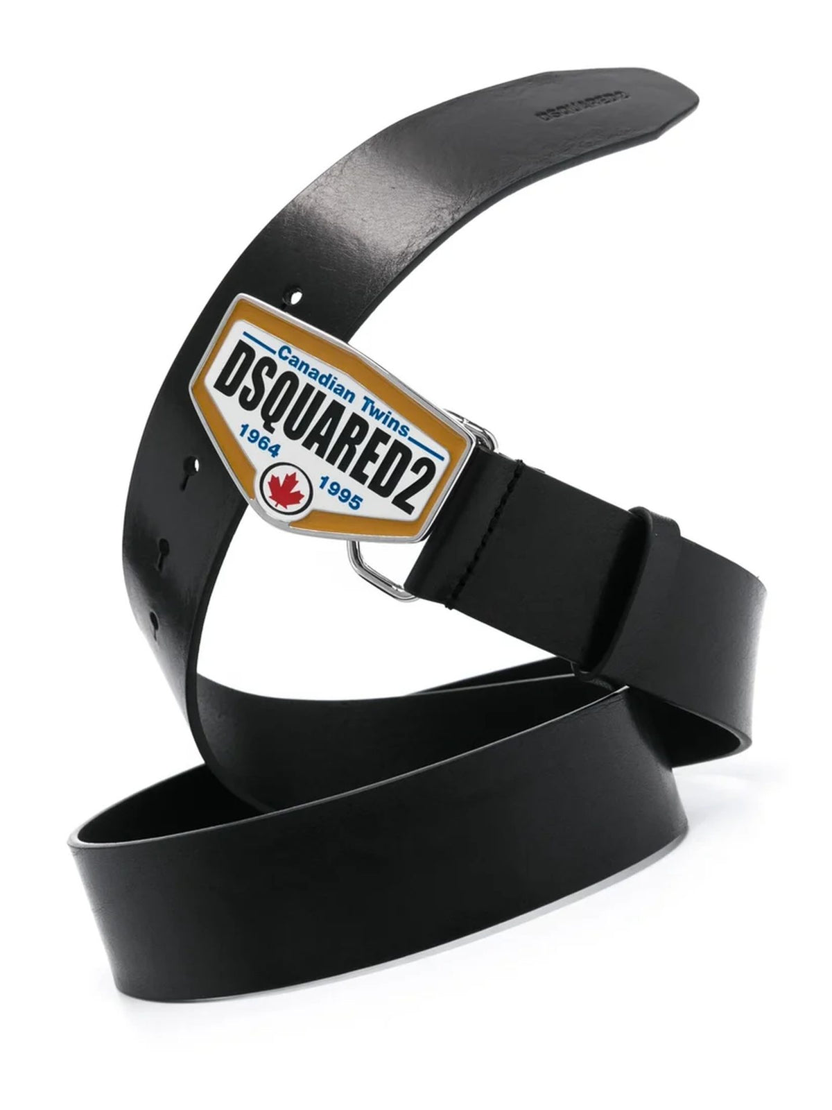 Cintura Con Placca Logo Dsquared2 - Nero
