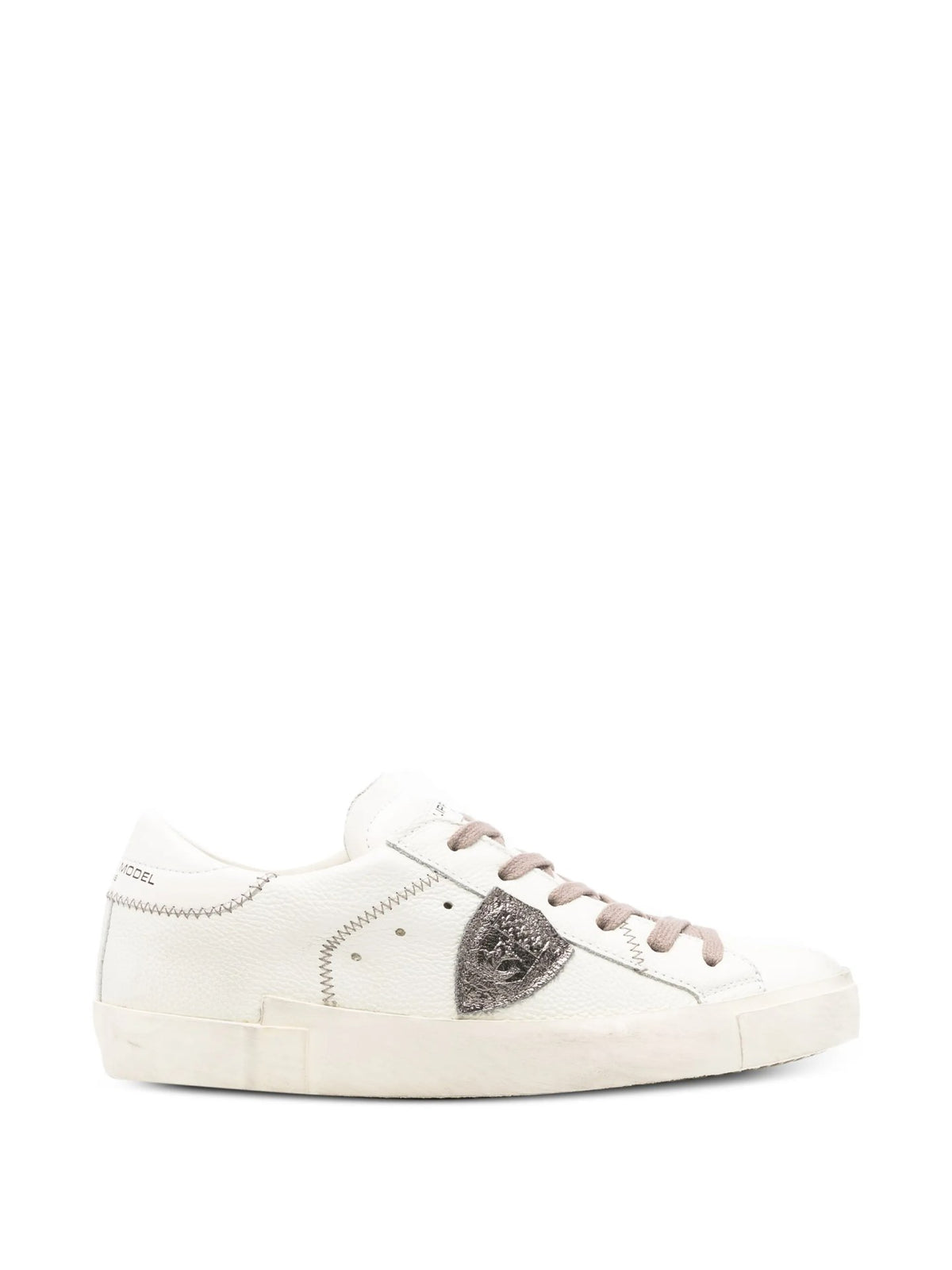 Sneakers Prsx Leopardate - Bianco