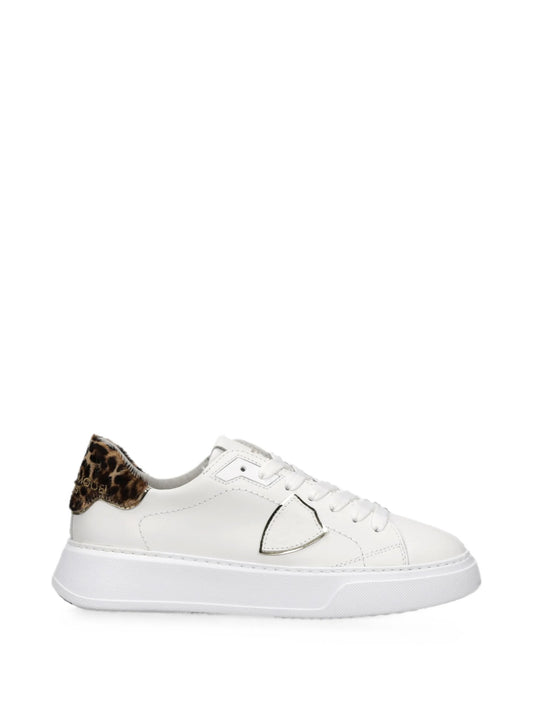 Sneakers Temple Stampa Animalier - Bianco/Maculato