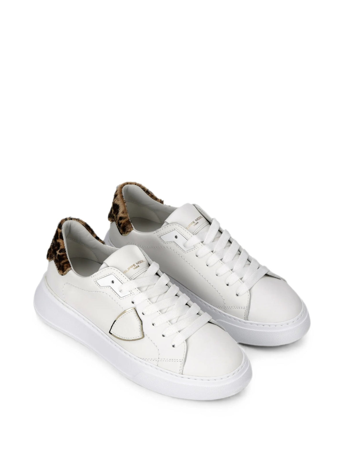 Sneakers Temple Stampa Animalier - Bianco/Maculato