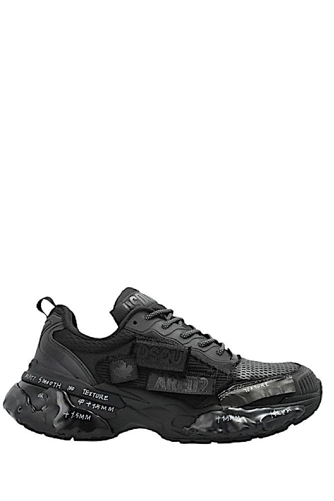 Dsquared2 - Sneakersmesh+Rifrangente+Maglia - Nero