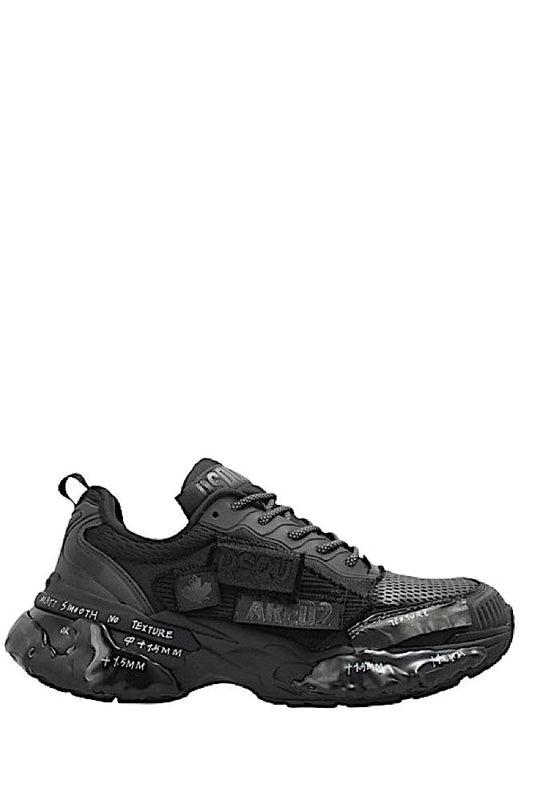 Dsquared2 - Sneakersmesh+Rifrangente+Maglia - Nero