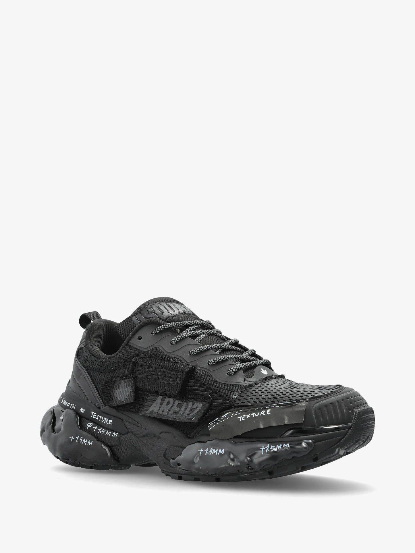 Dsquared2 - Sneakersmesh+Rifrangente+Maglia - Nero
