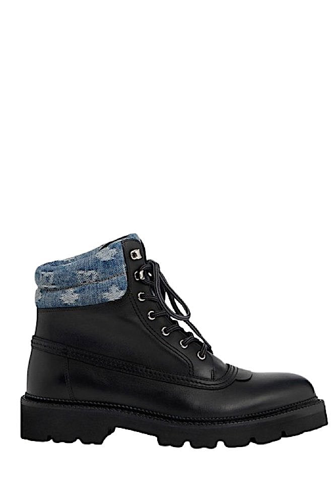 Dsquared2 - Ankle Bootsvitello+Denimmonogram - Nero