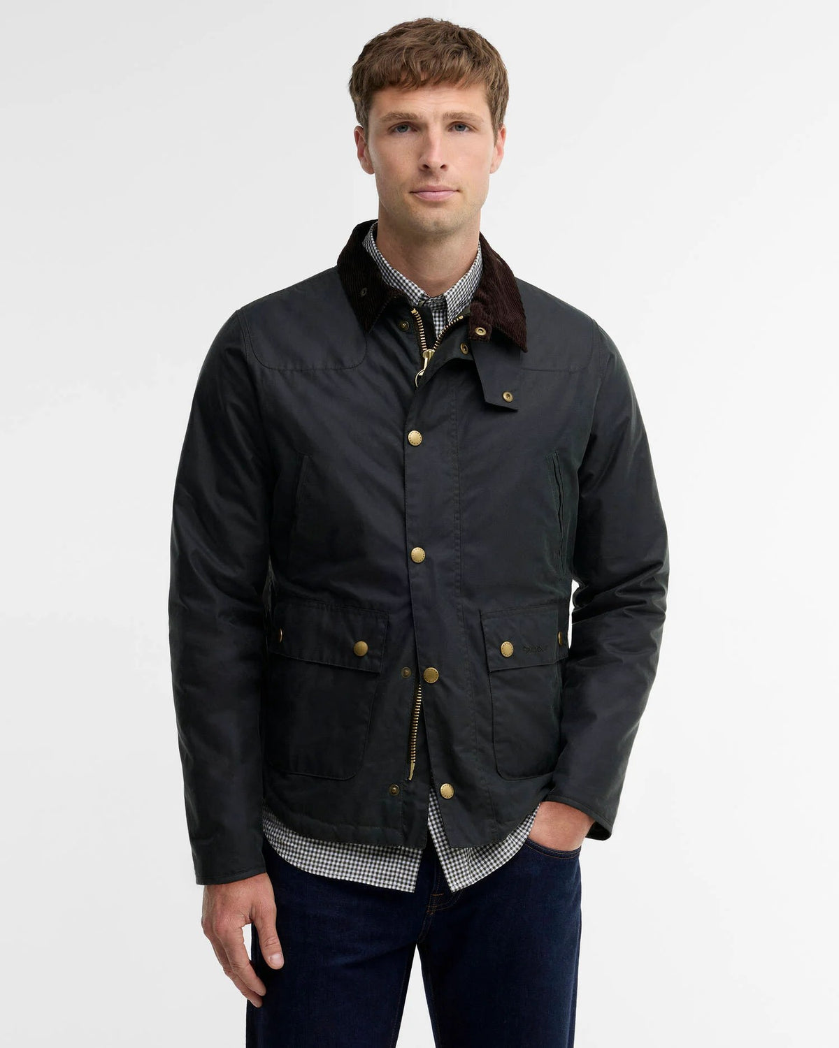 Giacca In Cotone Cerato Reelin - Blu