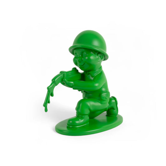 Seletti - Oggetto Decorativo In Resina "Plastic Peace" - Cm 20 × 10,5 H 20 - Verde