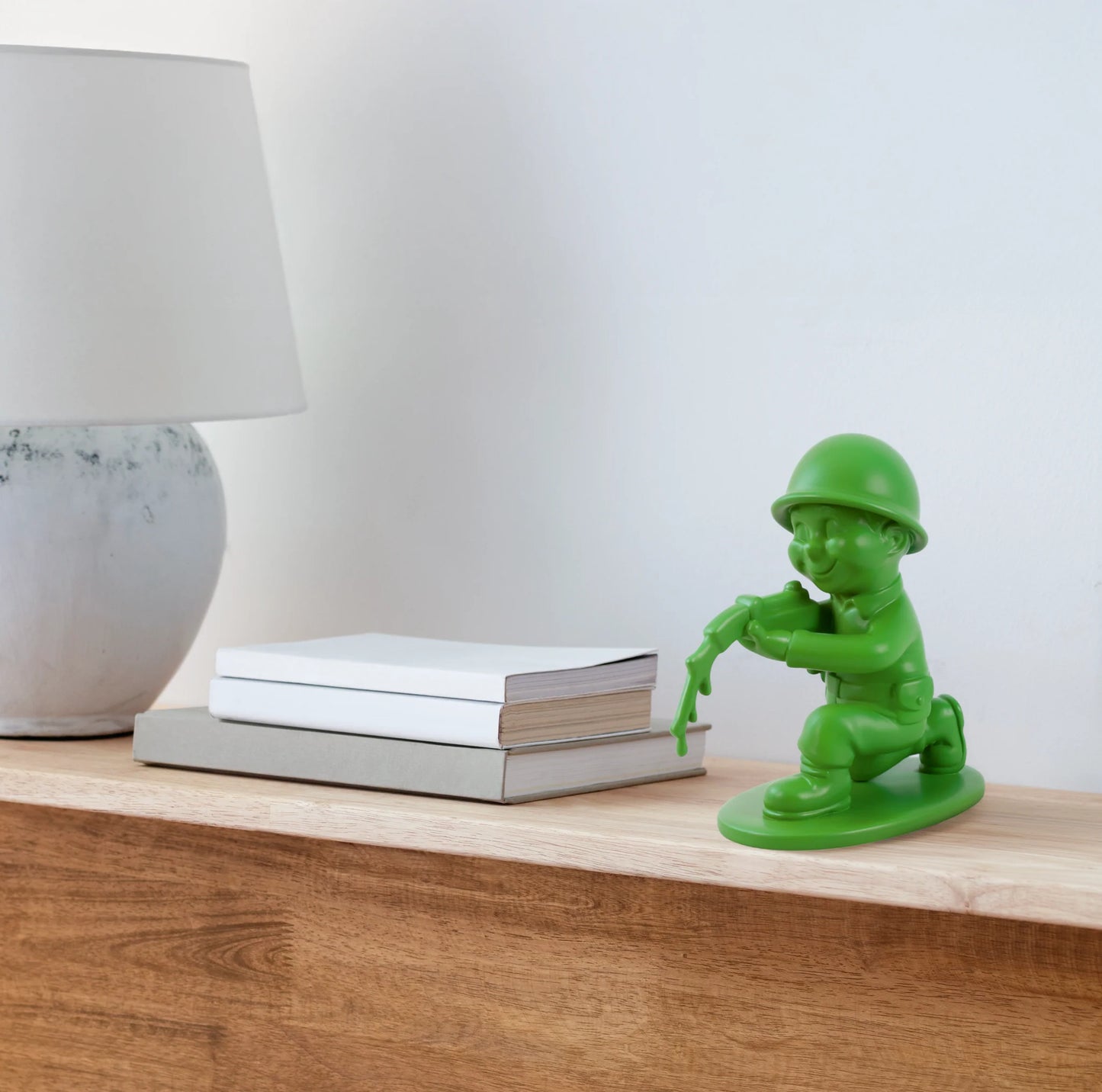 Seletti - Oggetto Decorativo In Resina "Plastic Peace" - Cm 20 × 10,5 H 20 - Verde