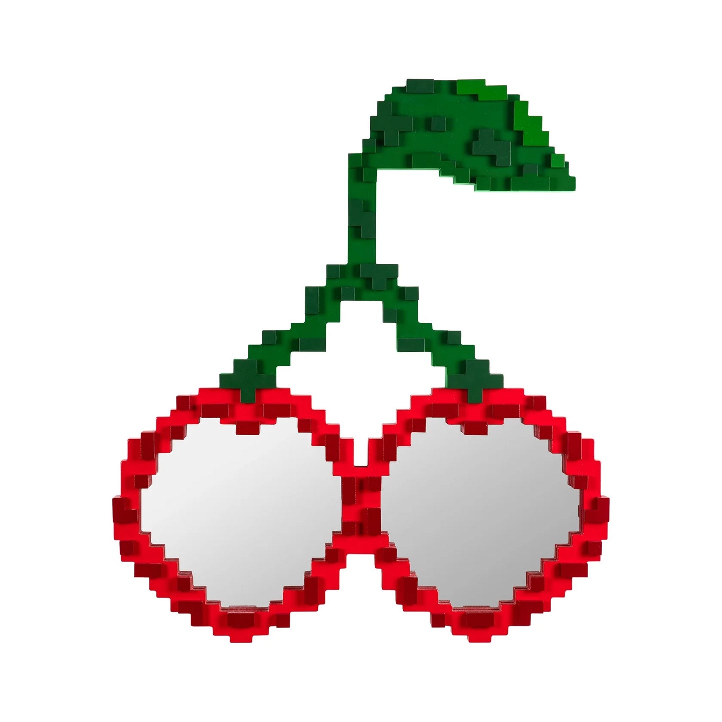 SPECCHIO "PIXEL MIRROR" CON CORNICE IN MDF CM 70 X 3.6 X 76 - CHERRIES - ROSSO