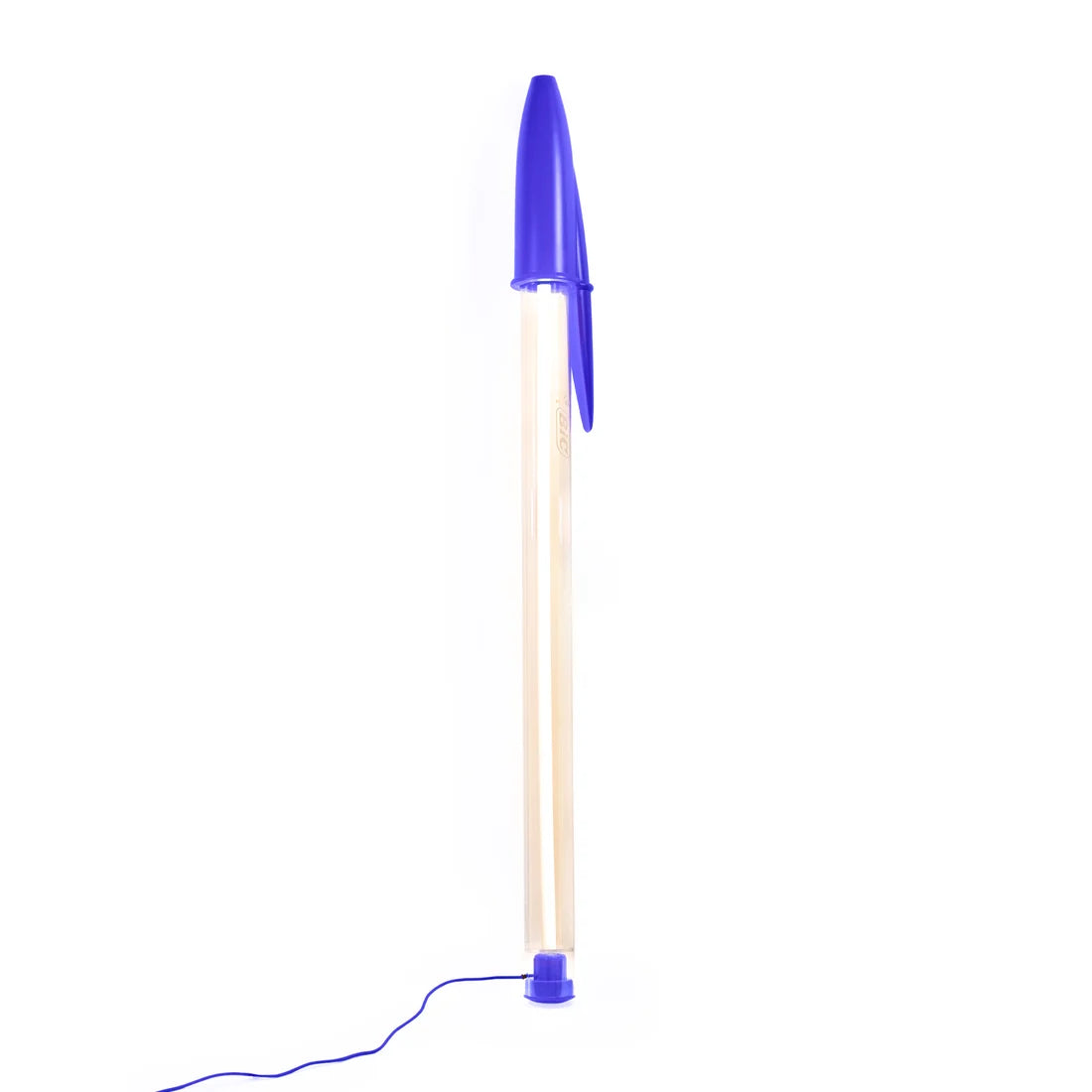 Seletti - "Bic Lamp" Lampada A Led In Pc/Hdpe Cm173x13 H. 16,5 -