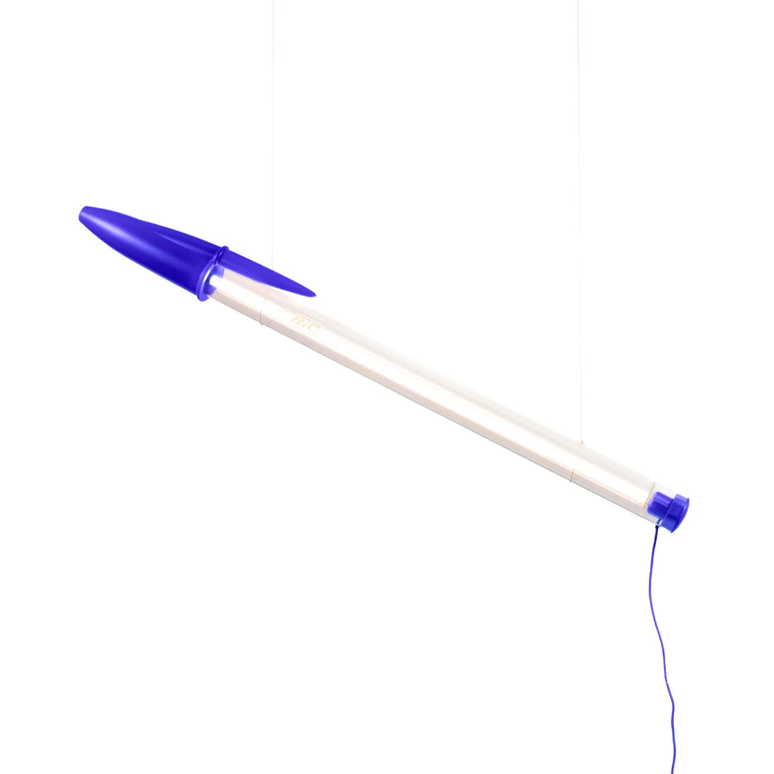 Seletti - "Bic Lamp" Lampada A Led In Pc/Hdpe Cm173x13 H. 16,5 -