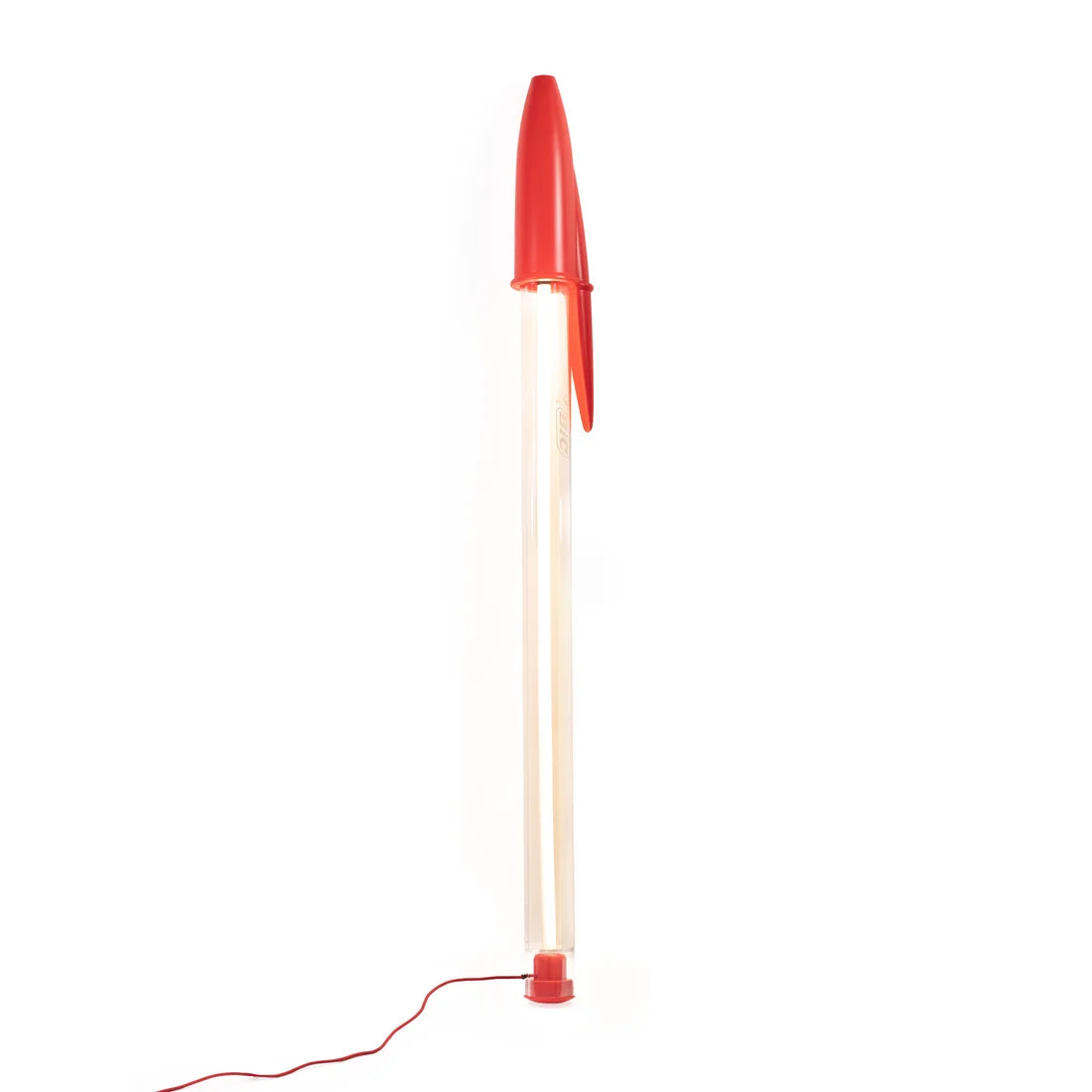 Seletti - "Bic Lamp" Lampada A Led In Pc/Hdpe Cm173x13 H. 16,5 -