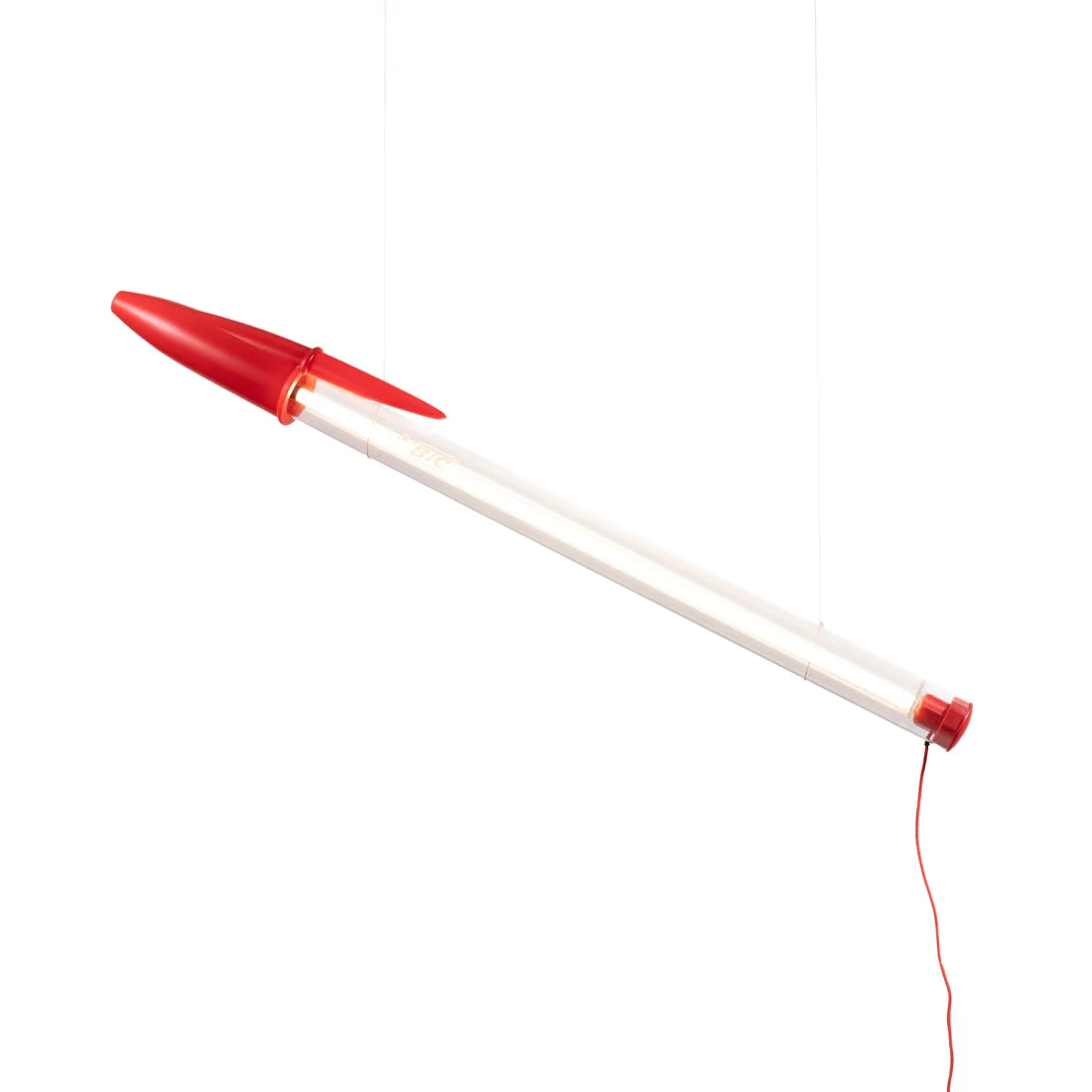 Seletti - "Bic Lamp" Lampada A Led In Pc/Hdpe Cm173x13 H. 16,5 -