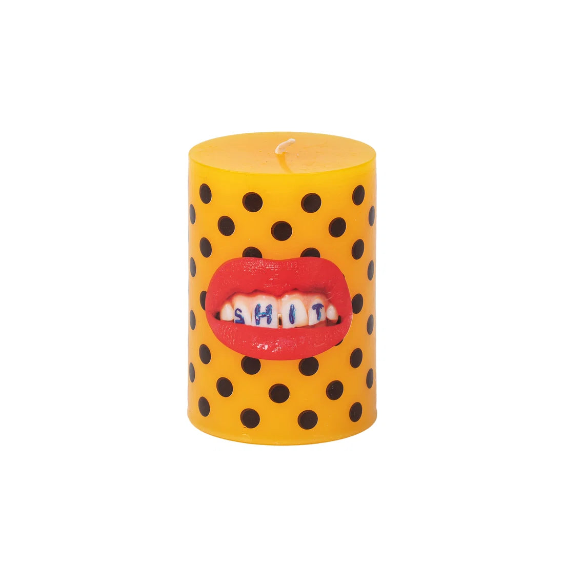 Seletti - Candela Grande Toiletpaper "Shit" Cm 7x7 H. 10 -